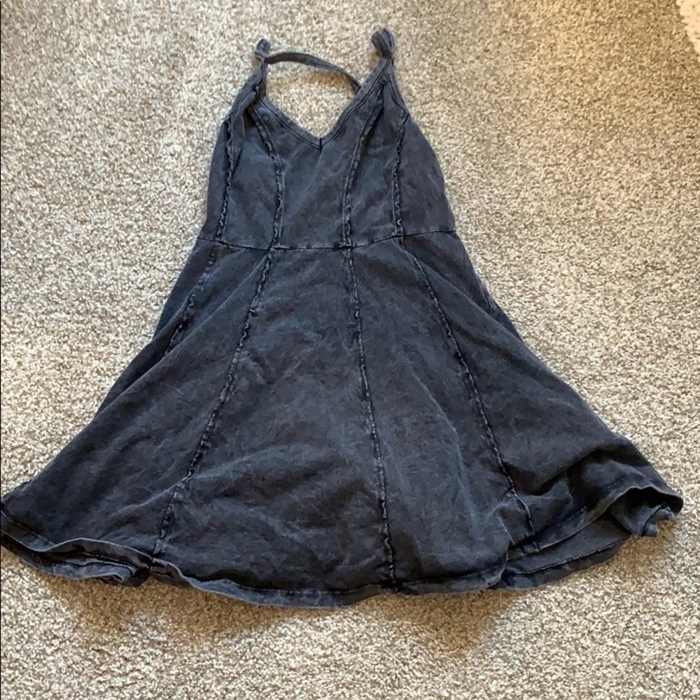 Gray dress casual
